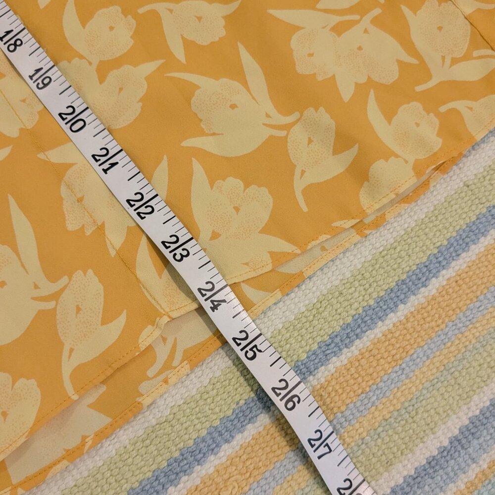 ⭐ Joie Solace Blouse Citrus Split Neck Yellow Floral Print top size XXS - Picture 11 of 16